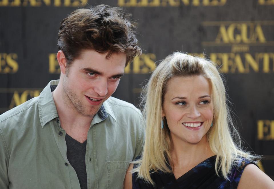 R-Patz and Witherspoon promoting ‘Water for Elephants' (Getty Images)