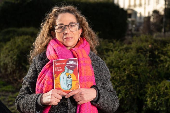 Author Monique Roffey employs magical realism in her book ‘The Mermaid of Black Conch.’ <a href="https://www.gettyimages.com/detail/news-photo/monique-roffey-who-was-announced-this-evening-as-the-winner-news-photo/1230803463?phrase=monique%20roffey&adppopup=true" rel="nofollow noopener" target="_blank" data-ylk="slk:Ian Gavan/Getty Image" class="link ">Ian Gavan/Getty Image</a>