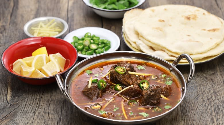 bowl of nihari curry