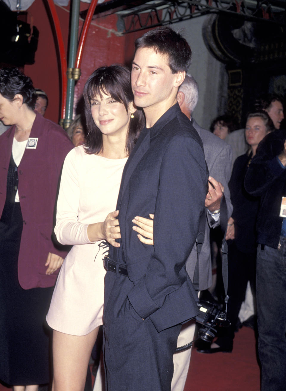 Sandra Bullock y Keanu Reeves (Foto de Ron Galella/WireImage)