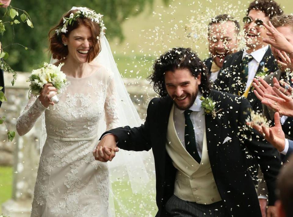 Rose Leslie, Kit Harrington, Wedding