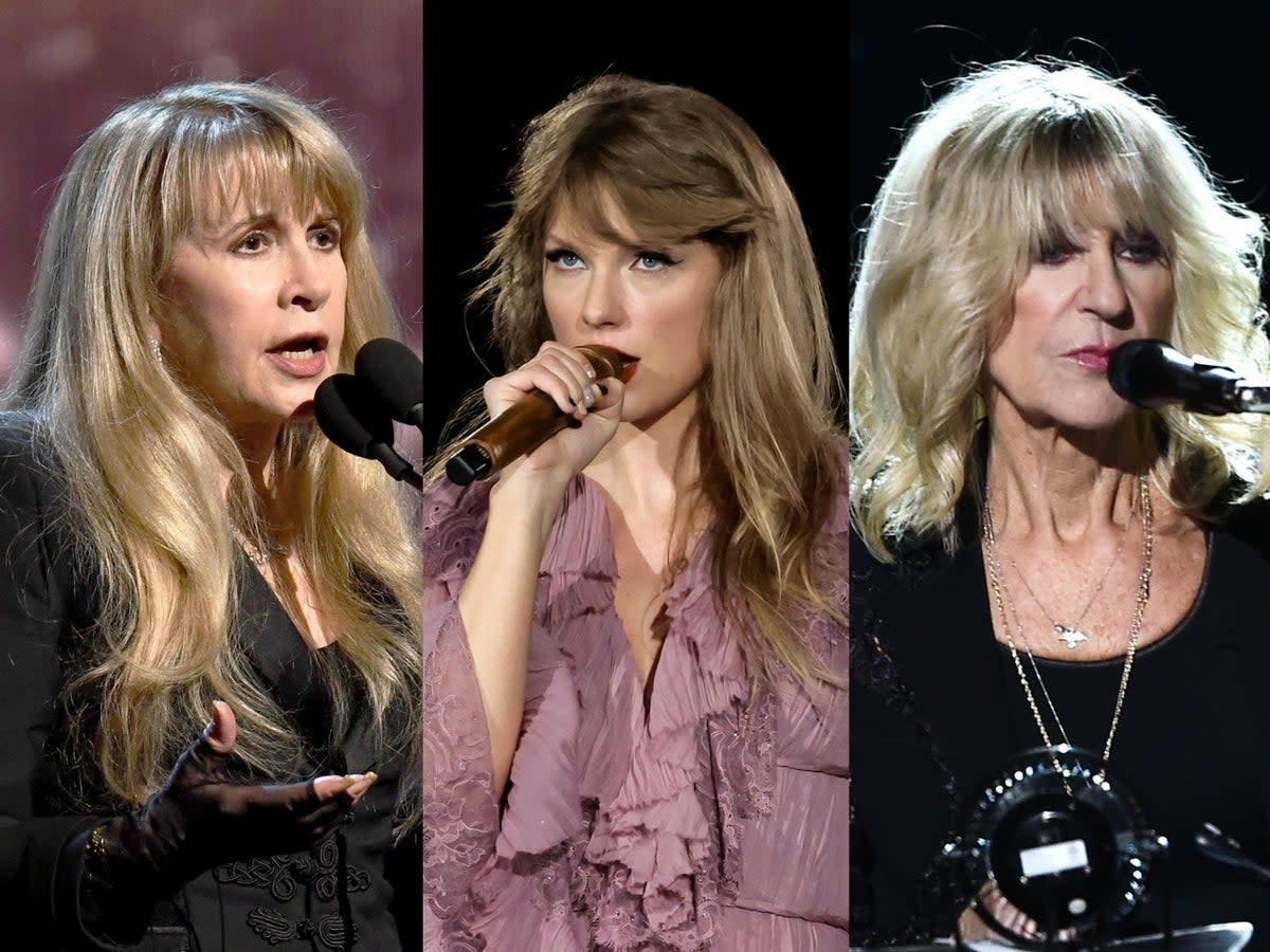 Stevie Nicks, Taylor Swift, Christine McVie (Getty)