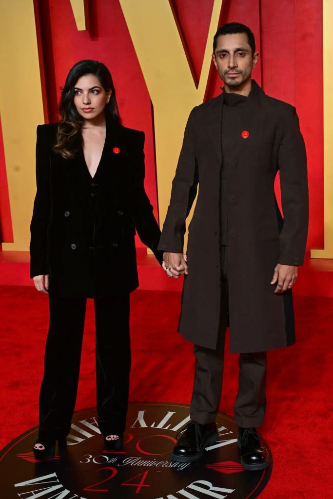 Fatima Farheen Mirza and Riz Ahmed Vanity Fair Oscar Party, Arrivals, Los Angeles, California, USA - 10 Mar 2024