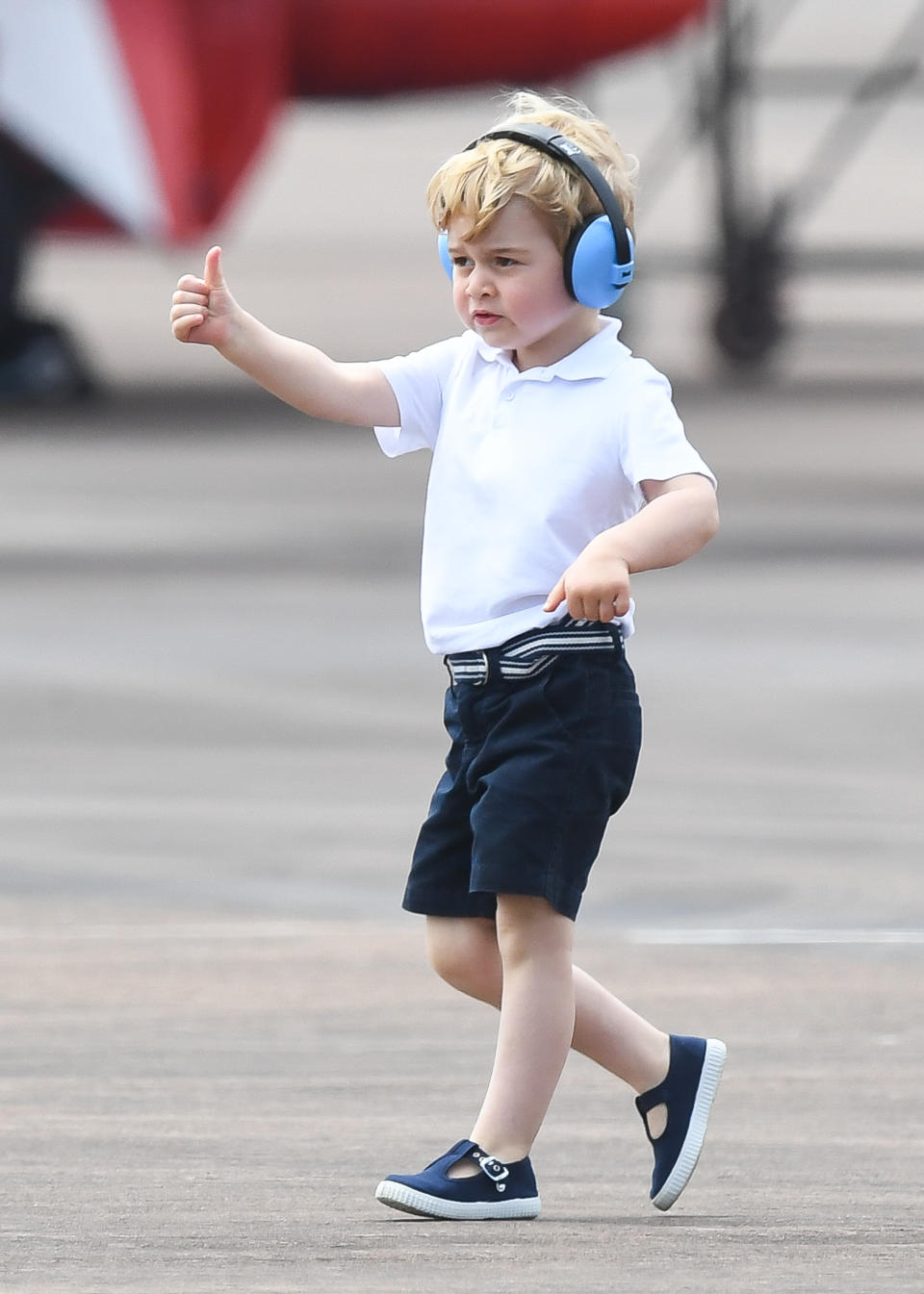 That’s Prince George Alexander Louis of Cambridge to you, peasant. <i>(Getty Images)</i>