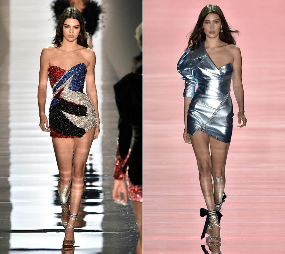 <p>Ihren großen Auftritt konnten Bella Hadid und Kendall Jenner in der Show von Alexandre Vauthier genießen. Vor allem … (Bilder: Getty Images) </p>