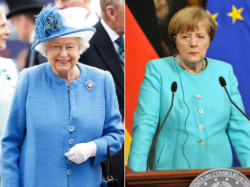 QUEEN ELIZABETH VS. ANGELA MERKEL