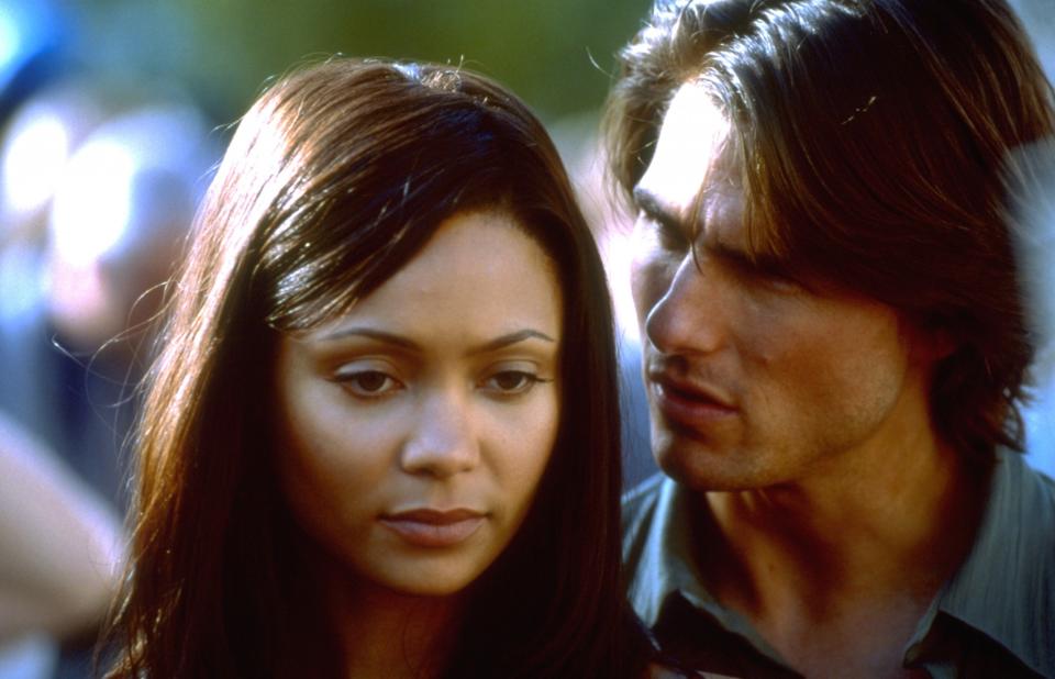 Thandie Newton und Tom Cruise