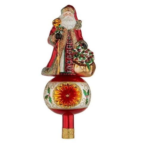 Tree Topper with Flowery Santa - Credit: Fortnum & Mason