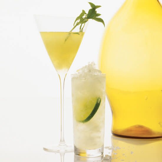 Lemon &amp; Basil Martini