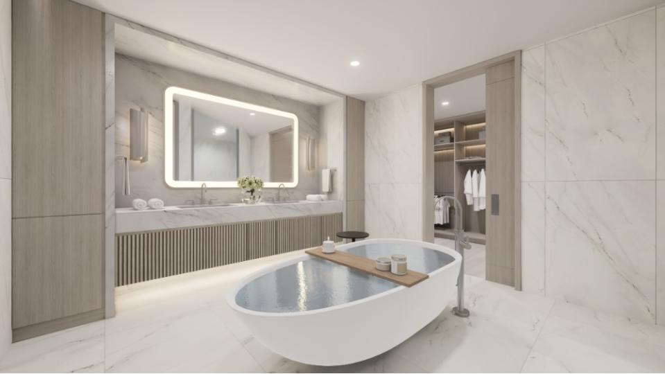 The primary bathroom - Credit: The Ritz Carlton Residences, Estero Bay