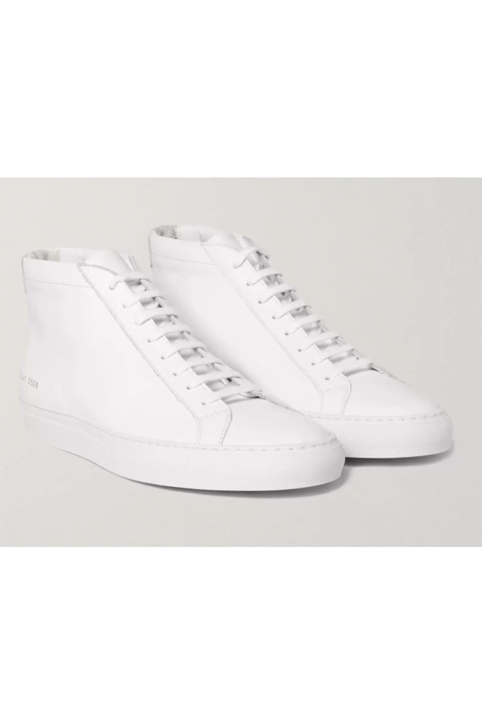 3) Original Achilles Leather High-Top Sneakers