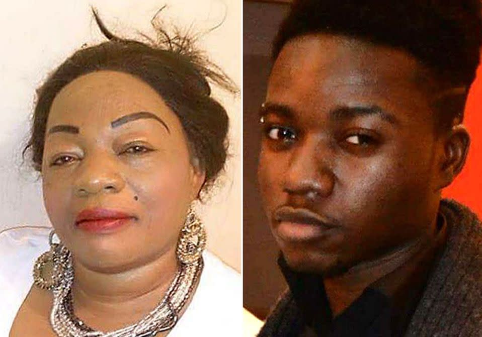 BEST QUALITY AVAILABLE Undated handout file photos issued by the Metropolitan Police of Annie Ekofo and her nephew Bervil Ekofo who were shot dead, Obina Ezeoke has been found guilty of their murders following an unprecedented five trials over four years.