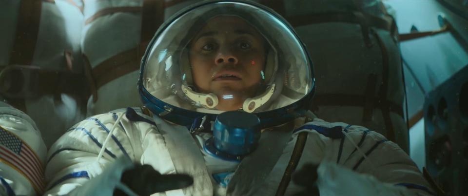 Ariana DeBose plays the newest scientist aboard the International Space Station in the sci-fi thriller "I.S.S."