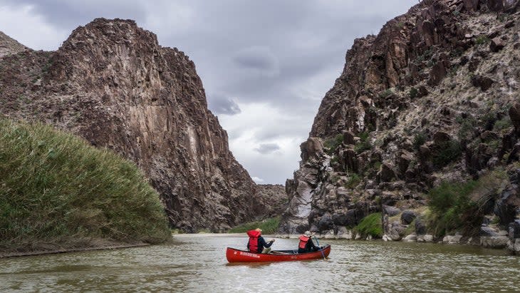 Paddling the Rio Grande at Big Bend Ranch, Texas, a worthy alternative to the nearby national park (Photo: Emily Pennington)