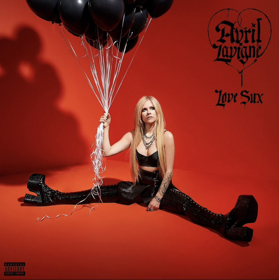 10) Avril Lavigne's 'Love Sux' Album Cover