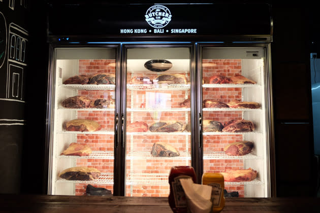 The Butchers Club - Meat fridge