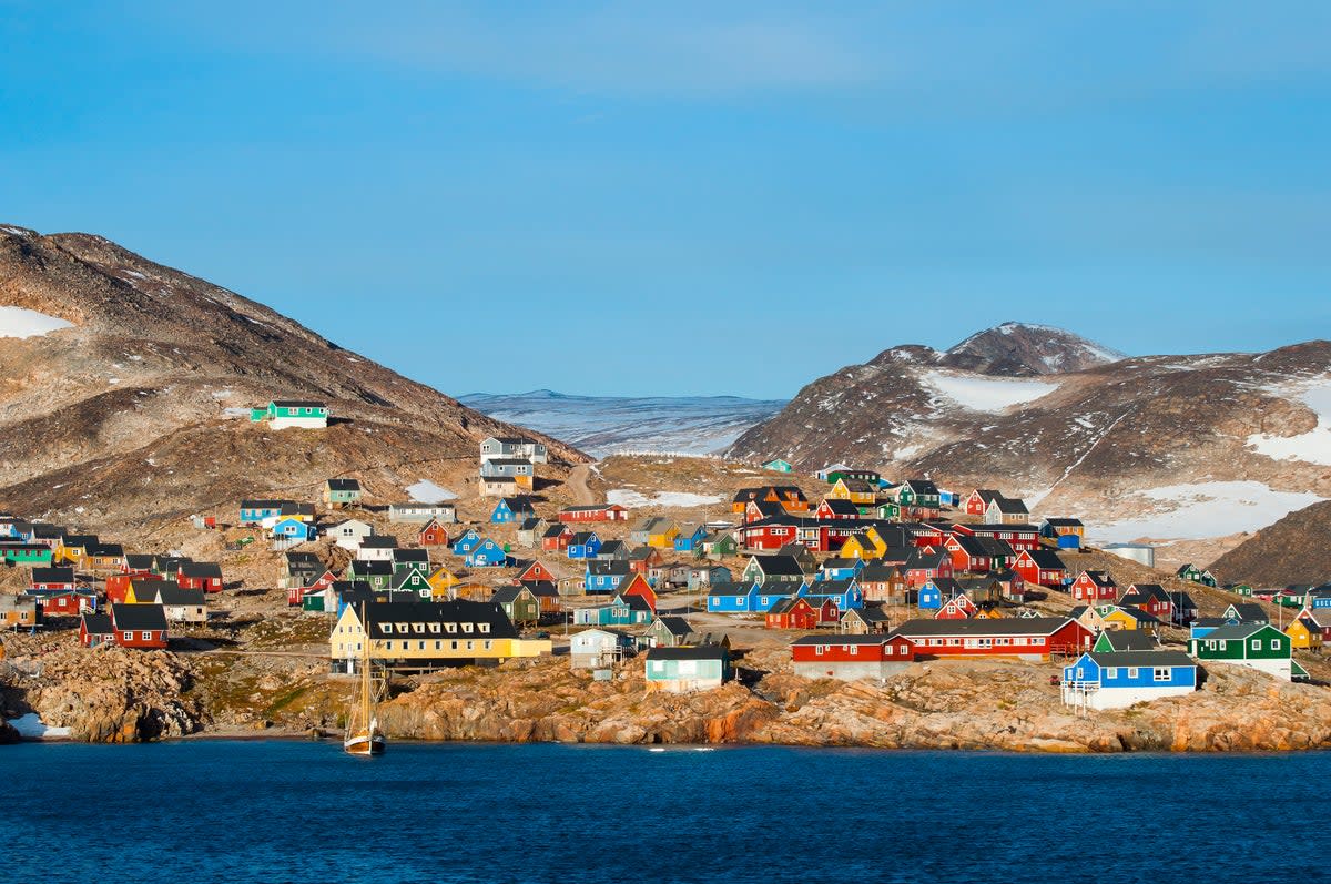 The MV Vikingfjord hosts only 12 intrepid travellers to Greenland’s mammoth fjord (Getty Images/iStockphoto)