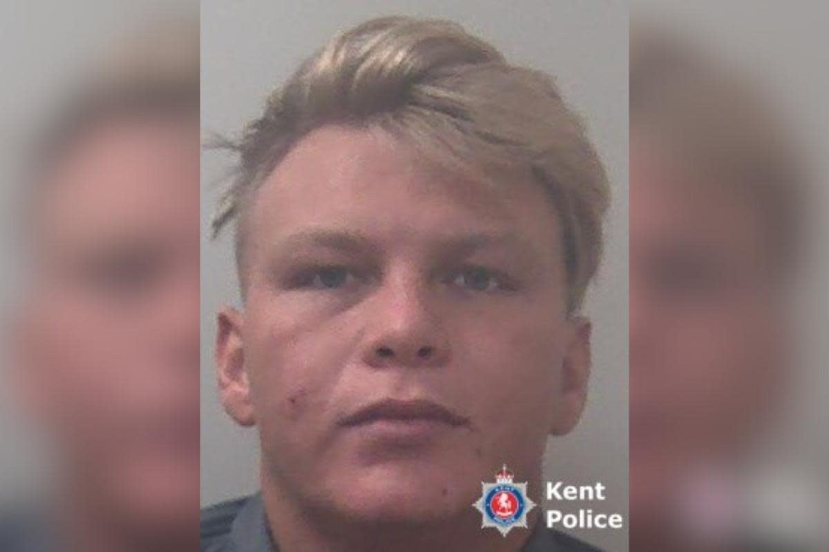 Patrick Moloney, 21, jailed for a string of burglaries in Kent <i>(Image: Kent Police)</i>