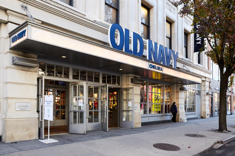 Old Navy in New York City on Black Friday, 2020.