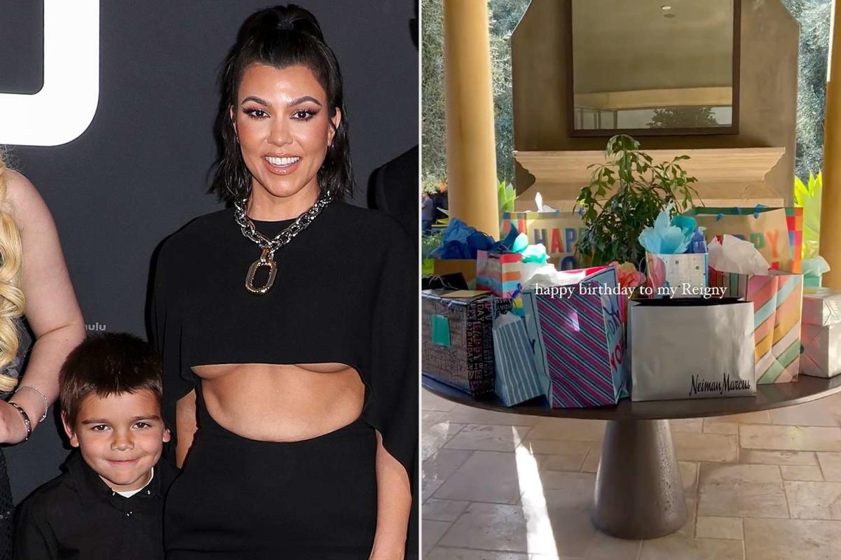 Kourtney Kardashian Shares Behind The Scenes Of Son Reigns 9th