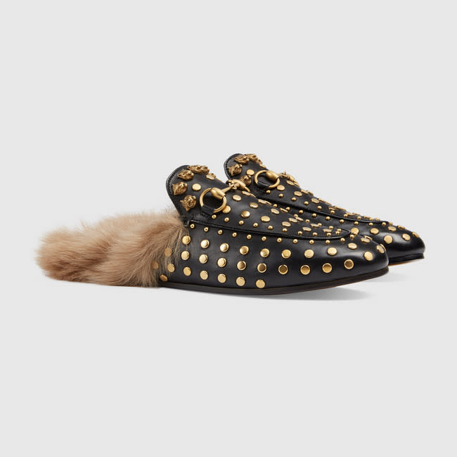 Princetown Studded Slippers