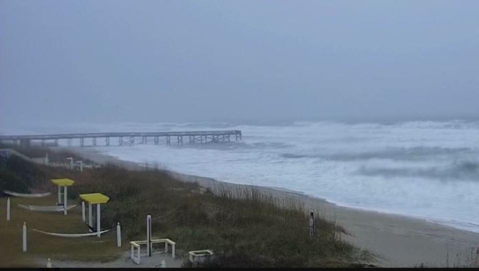 Atlantic Beach Sunday afternoon. WNCT photo