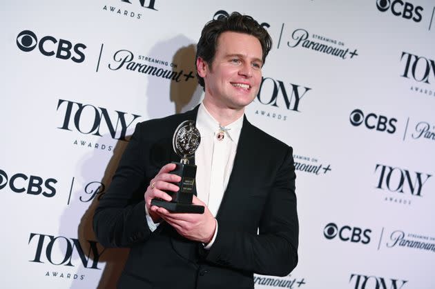 Jonathan Groff won for Best Leading Actor in a Musical for his performance in the revival of 