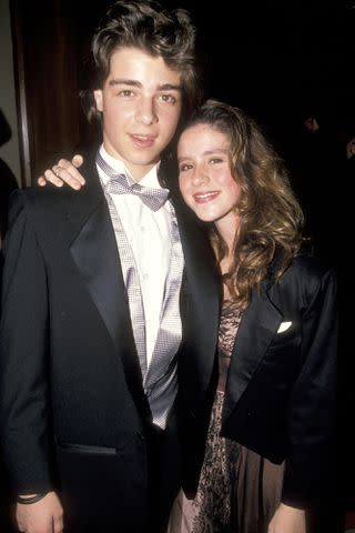 <p>Ron Galella, Ltd./Ron Galella Collection via Getty </p> Joey Lawrence and Soleil Moon Frye in 1990