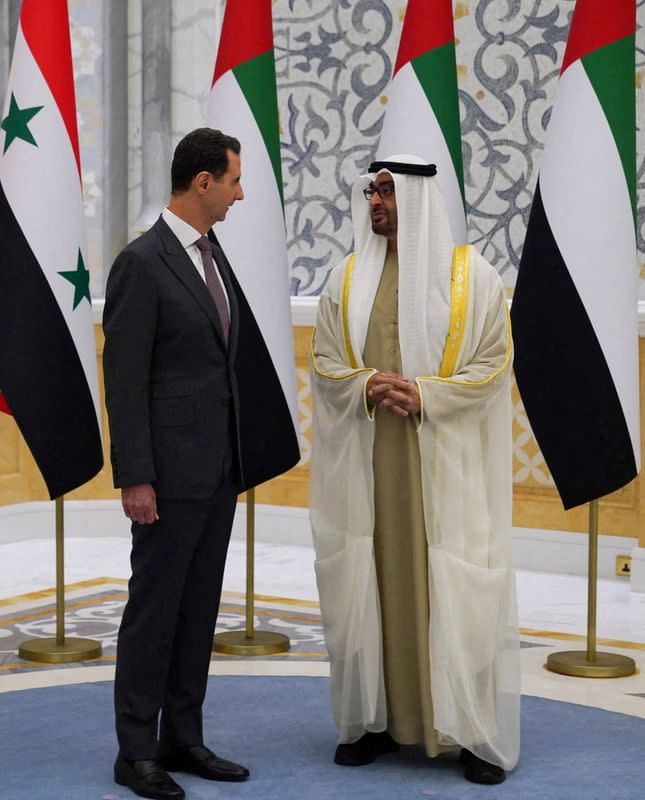 Syrian president Assad arrives in UAE on official visit