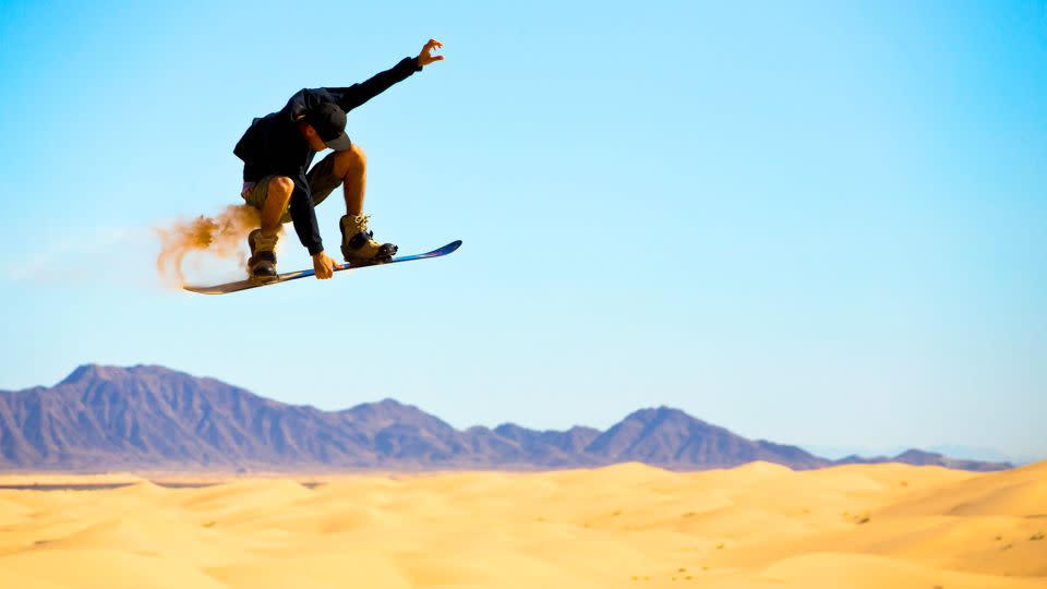 The Cuervitos Dunes offer sandboarding adventures just east of Mexicali. - Courtesy Baja California Tourism Board