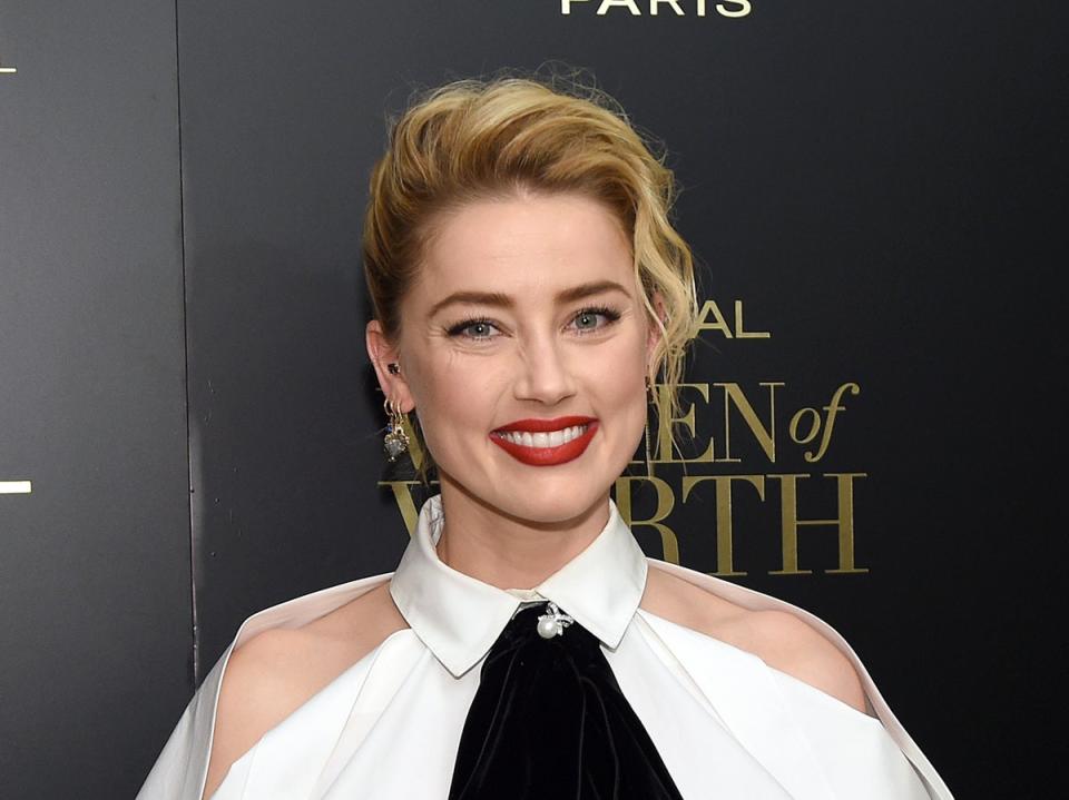 Amber Heard photographed in 2019 (Getty Images  for L'Oreal)