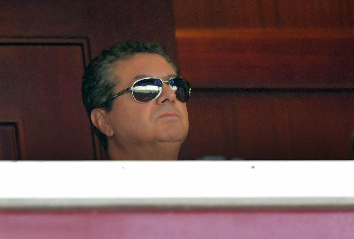 Washington owner Dan Snyder reportedly interfered in the NFL investigation into his team's toxic workplace culture. (Photo by John McDonnell/The Washington Post via Getty Images)