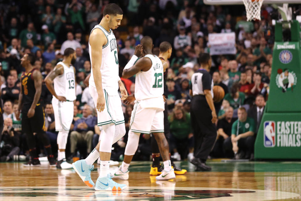 Despite coming up short in Game 7 Sunday night, Jayson Tatum and the Celtics are in great position for the future. (Getty)