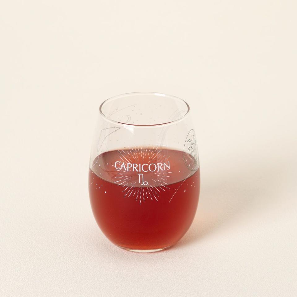 8) Astrology Wine Glass