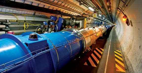 The Large Hadron Collider is the world's most powerful particle accelerator. In June 2015, the LHC was restarted at nearly twice the energy at which it operated during its first run, which ended in 2013.