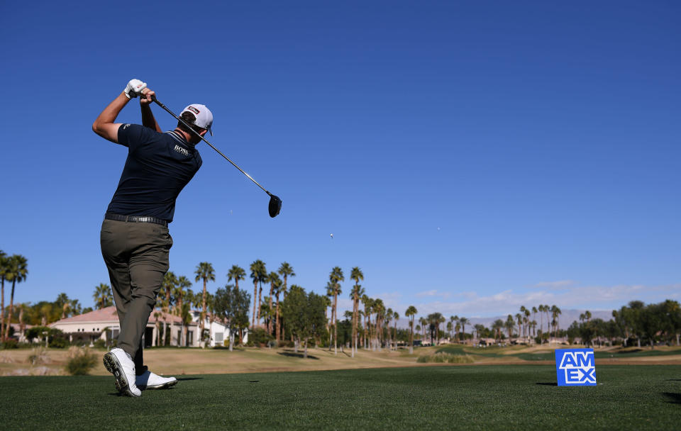 Disminuyendo su rollo: Patrick Cantlay dispara 68, pero aún lidera American Express después de dos días