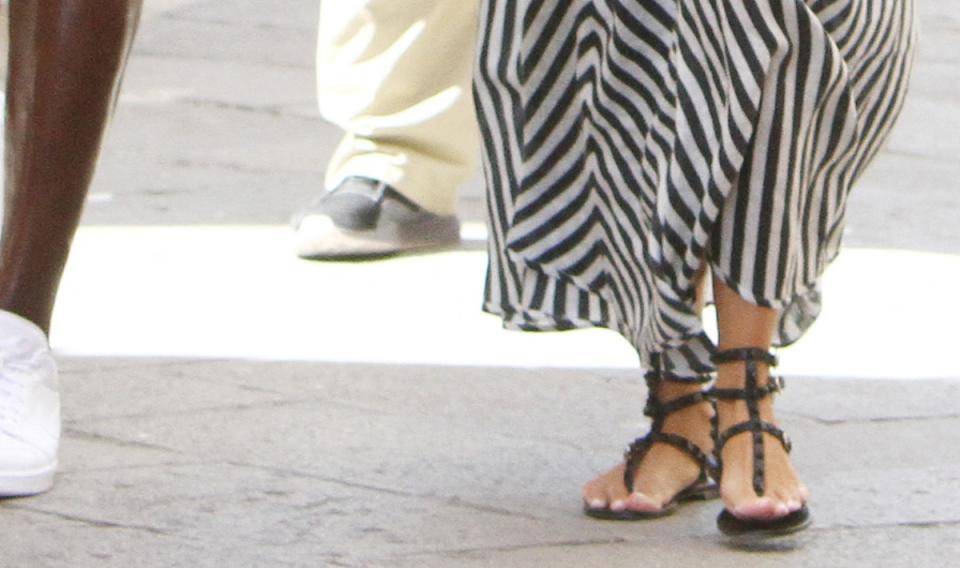 Yvette Prieto, Yvette Prieto shoes, Yvette Prieto gladiator sandals, black gladiator sandals  