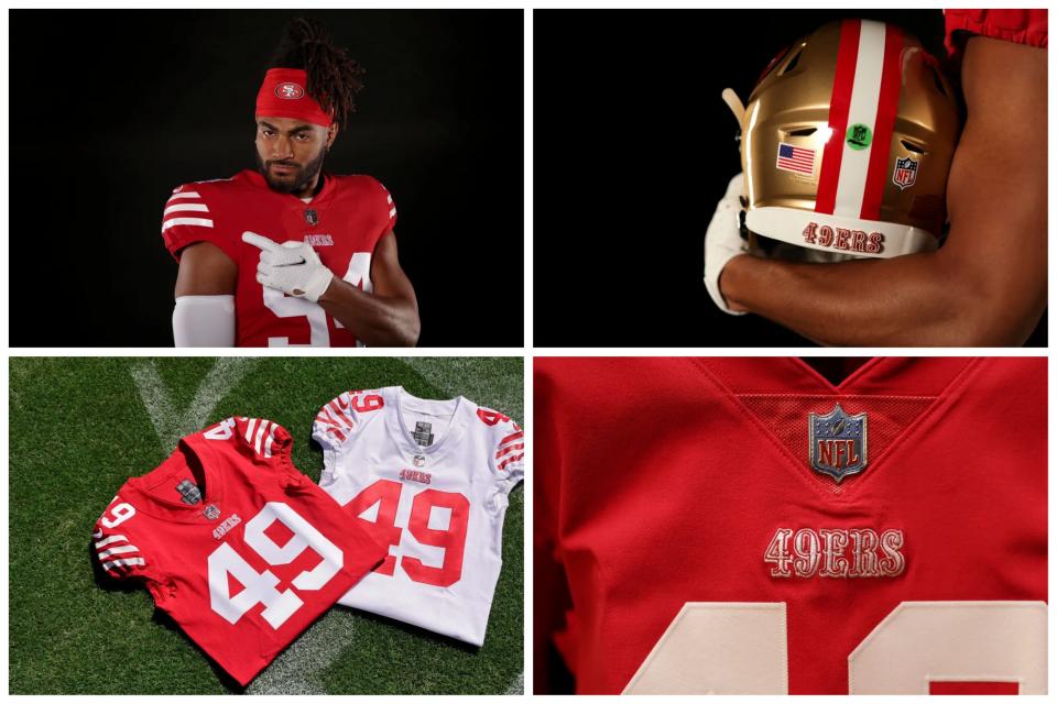 San Francisco 49ers new uniforms