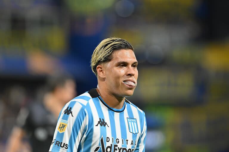 Juan Fernando Quintero se reincorporó esta semana al plantel del Racing, tras su viaje a Colombia