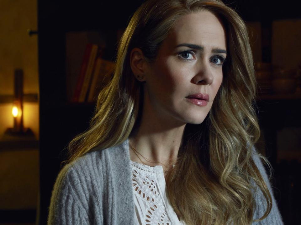 Sarah Paulson en ‘American Horror Story: Roanoke’ (Frank Ockenfels/Fx/Kobal/Shutterstock)