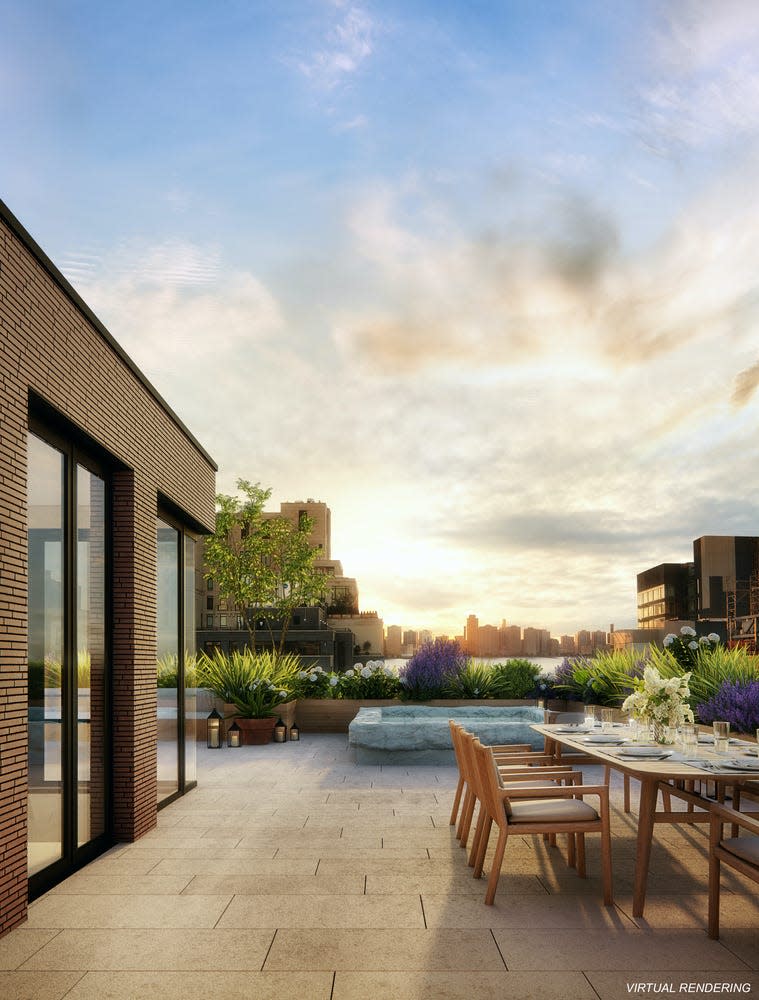 Manhattan luxury penthouse at 443 Greenwich Street in Tribeca