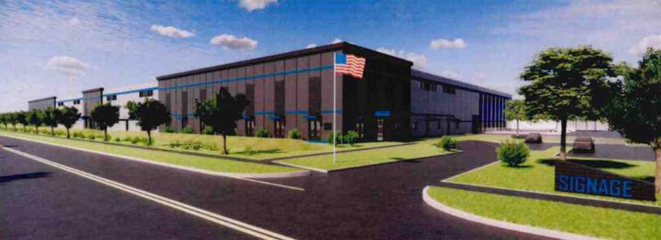 A 209,750-square-foot building for advanced manufacturing with office space is proposed for 100 New Hampshire Ave. at Pease International Tradeport in Portsmouth.