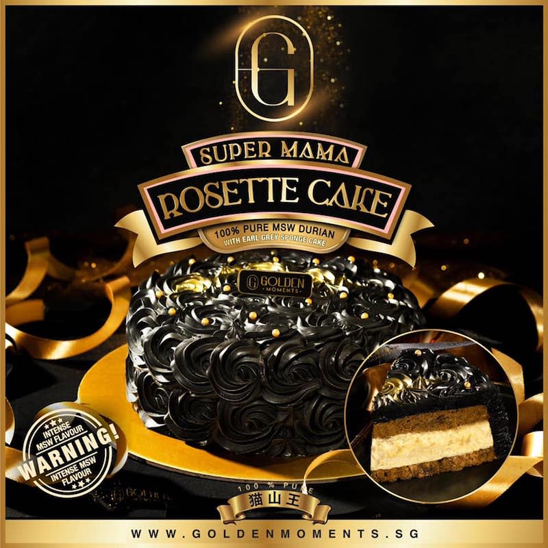 Rosette Cake poster from Golden Moments