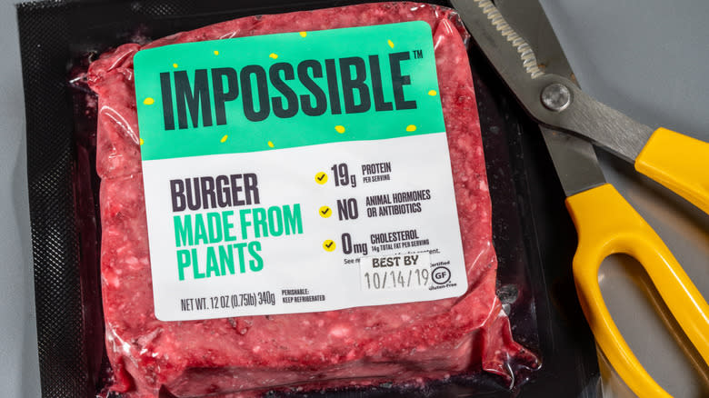 package of Impossible Burger