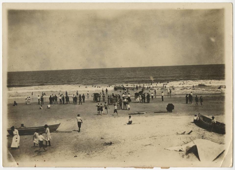 A Morning Dip in Myrtle Beach provided by CCU Digital Commons / Horry County Archives Center / Horry County Historical Society Photograph Collection