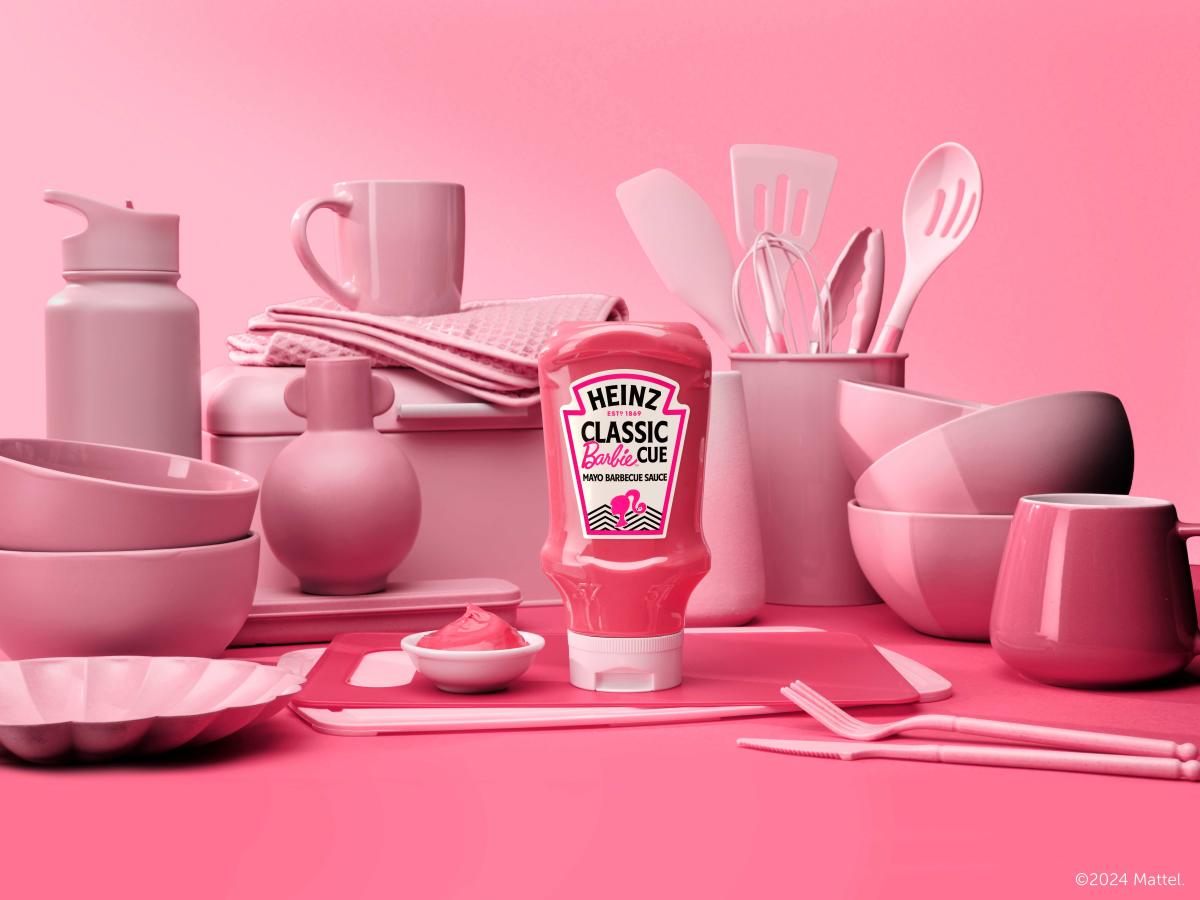 Barbie craze extends to condiments: Heinz Classic "Barbiecue" Sauce