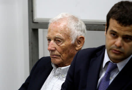Former Ford Motor Co. executive Pedro Muller looks on during the trial in Buenos Aires, Argentina, December 11, 2018. REUTERS/Bernardino Avila
