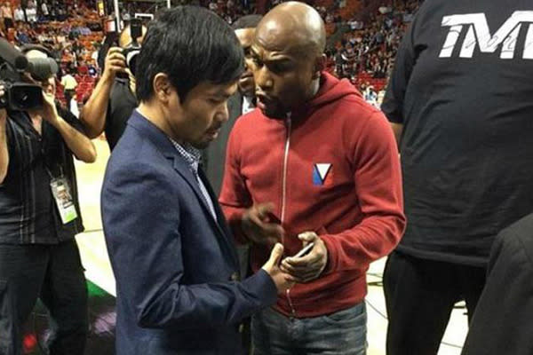 Floyd Mayweather and Manny Pacquiao are still in talks over mega-fight.