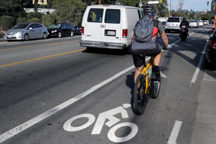 L.A. bike lanes