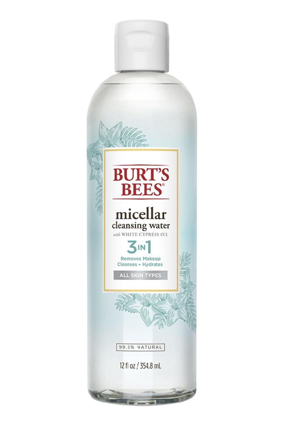 9) Burt’s Bees Micellar Cleansing Water